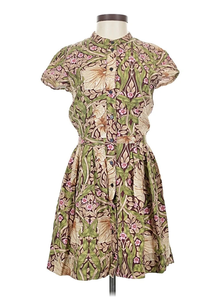 Morris & Co. X H&M Paisley Green Casual Dress Size 0 - 36% off | ThredUp (US)