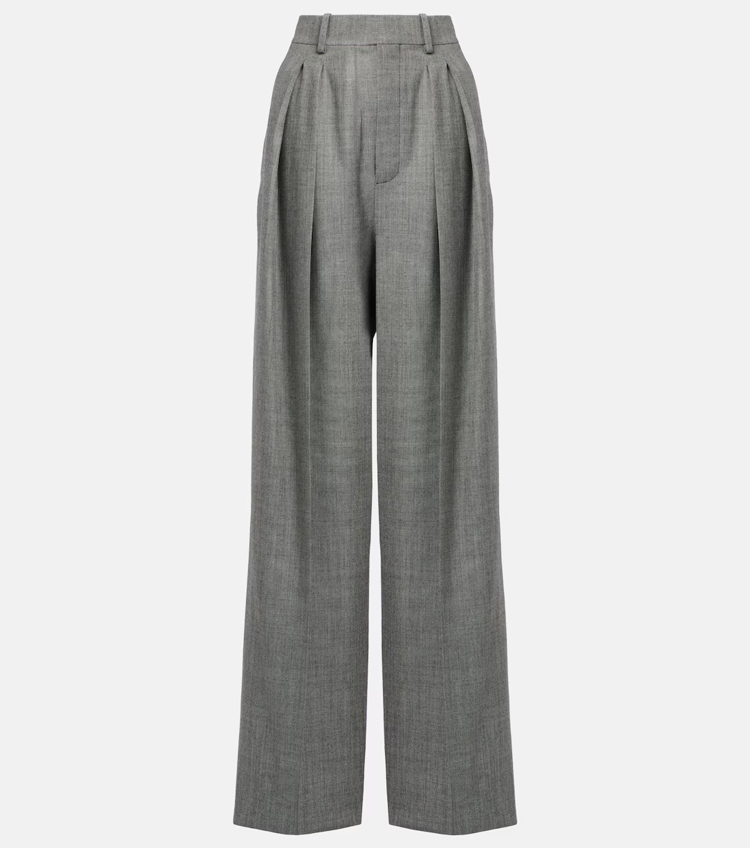 High-rise wool twill wide-leg pants | Mytheresa (INTL)