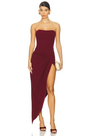 Victoria Corset Maxi Dress in Oxblood | Revolve Clothing (Global)