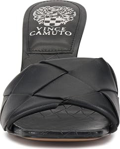Vince Camuto Women's Brelanie Woven Strap Dress Mule | Amazon (US)