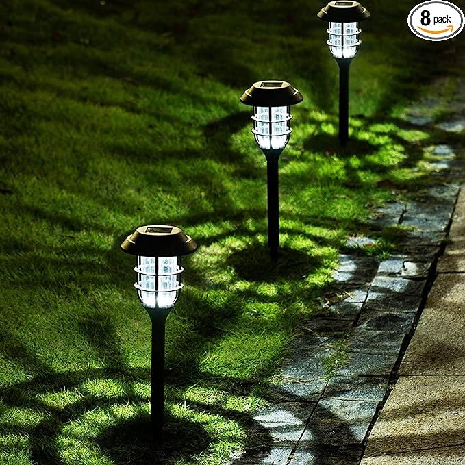 SOLPEX Solar Lights for Outside, Solar Outdoor Lights 8 Pack, Up to 10 Hrs Auto On/Off Garden Lig... | Amazon (US)