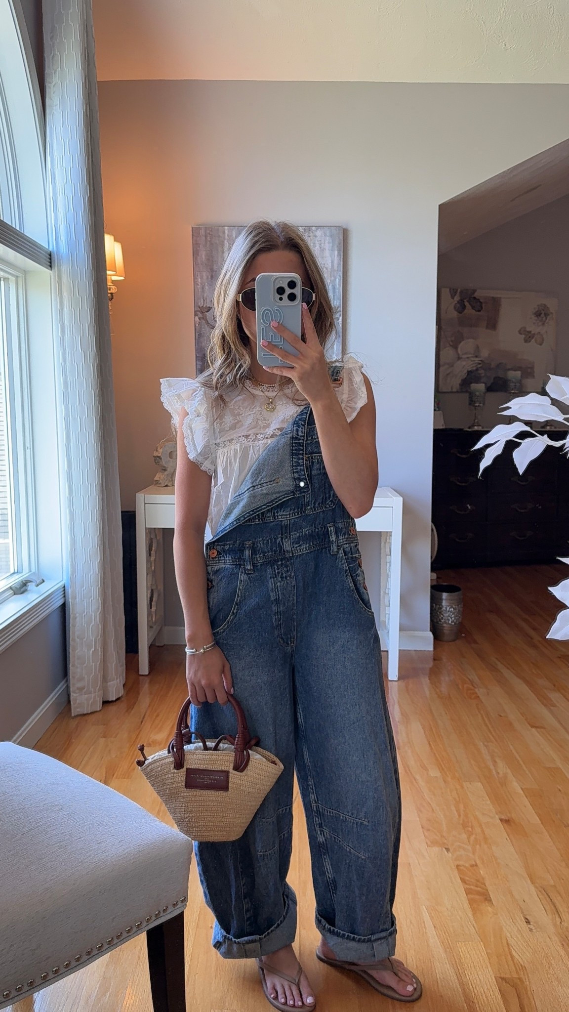 wearing a xs in top and xs short in overalls! 

#LTKSeasonal #LTKU #LTKootd