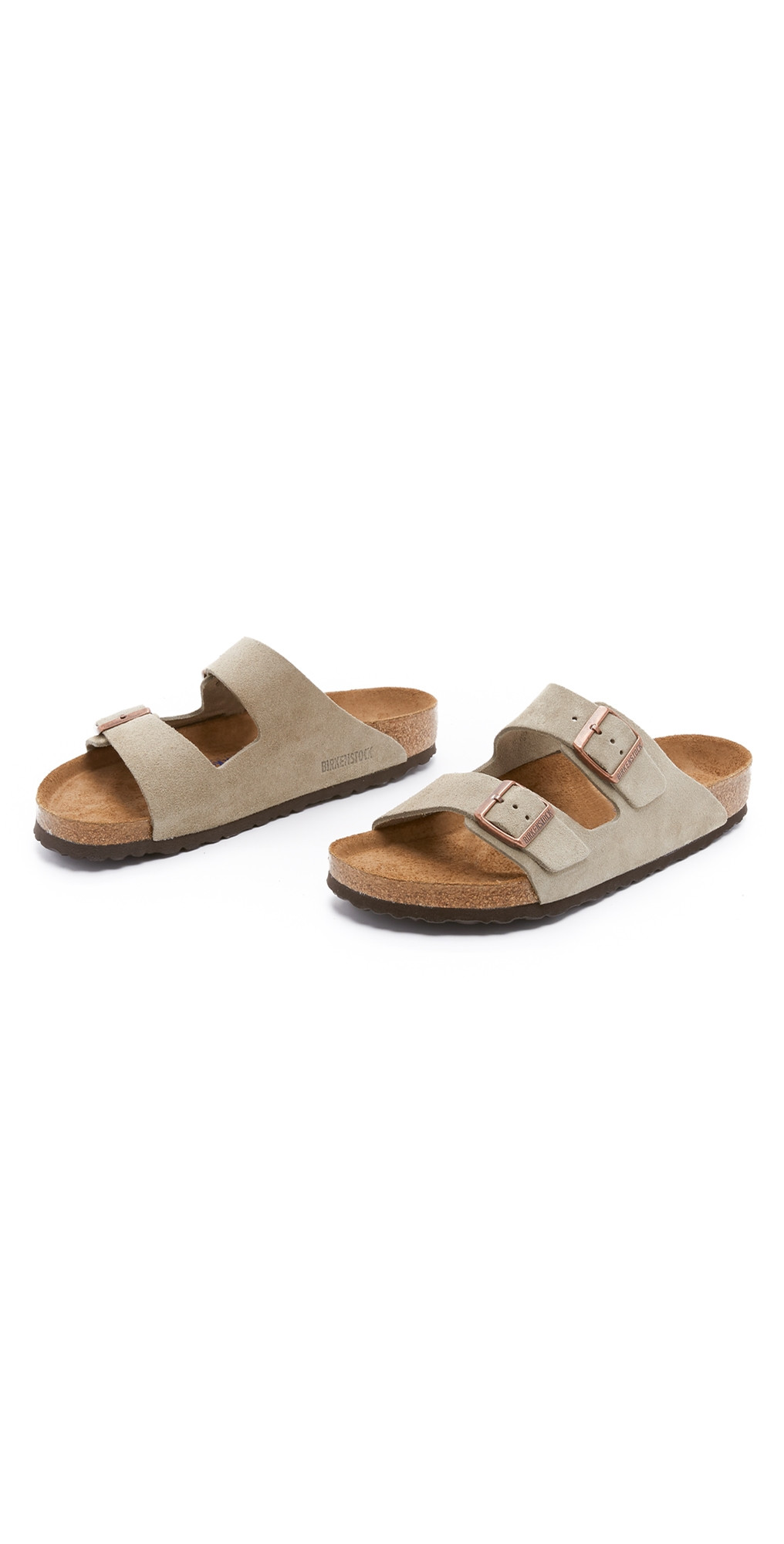 Birkenstock Soft Arizona Suede Sandals | Shopbop
