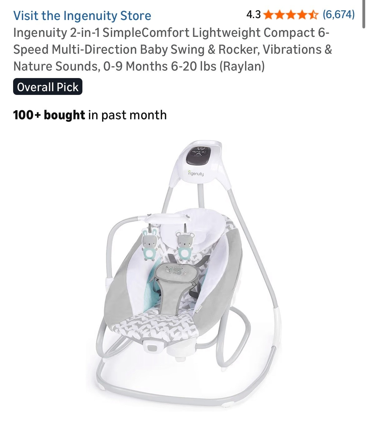 Love the swing & bouncer combo! Can’t wait to use it for our baby boy! 

#LTKKids #LTKSaleAlert #LTKBaby