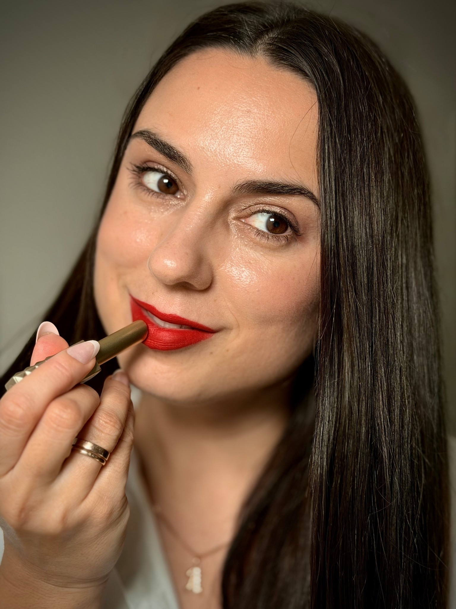 Red lip but make it Valentino ❤️
Valentino lipstick in a bold spike bullet – creamy, comfortable and so pigmented it’s a one-swipe statement.

Tap to shop this shade and save for your next special-occasion glam 💄

#LTKBeauty