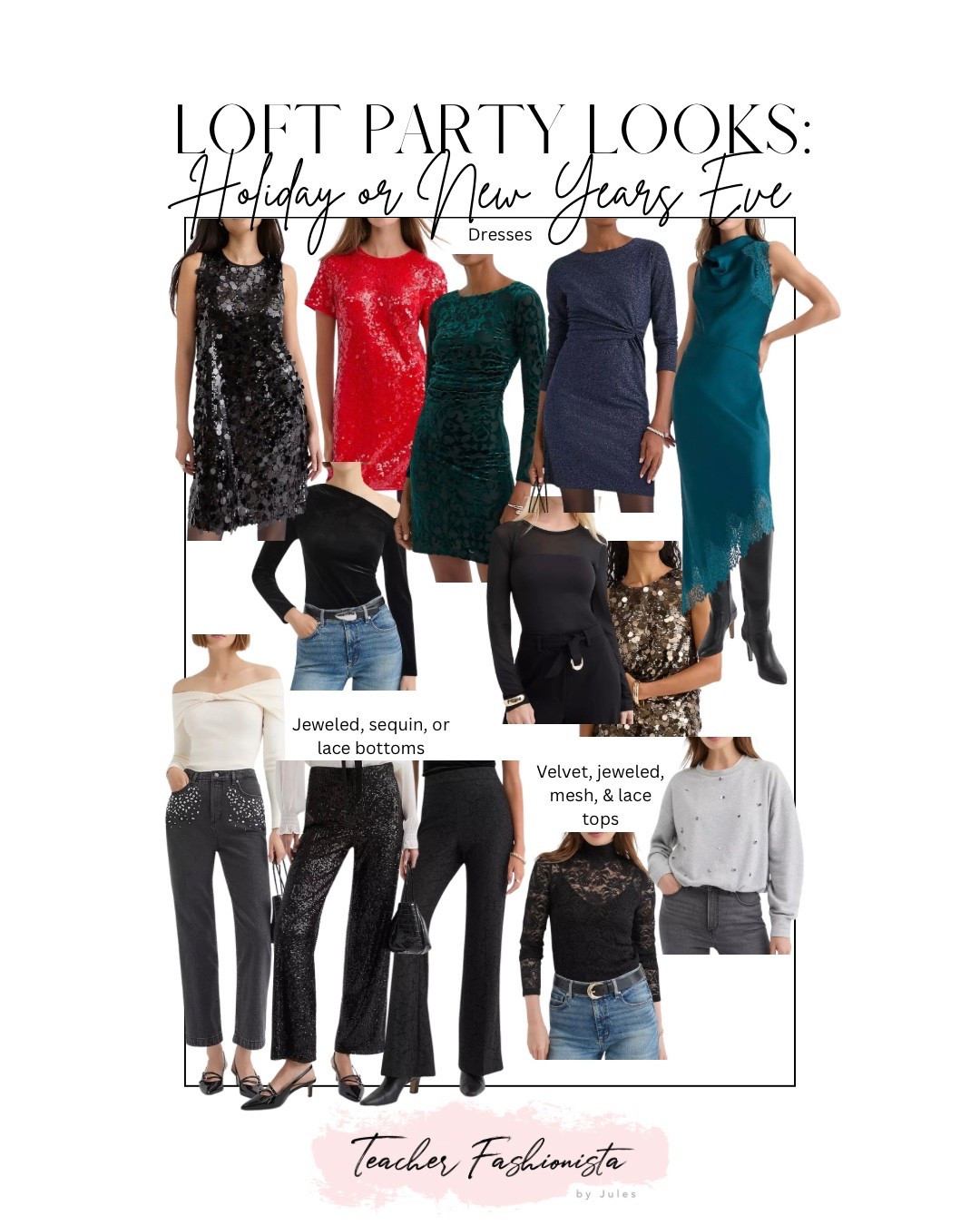 Christmas or holiday party outfits and dresses or even options for NYE!

Loft is 40% off rn!

#LTKSaleAlert #LTKHoliday #LTKSeasonal