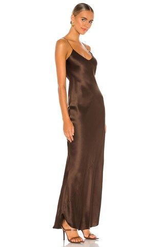 NILI LOTAN Cami Gown in Espresso from Revolve.com | Revolve Clothing (Global)