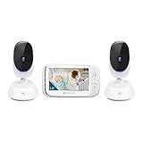 Motorola Baby Monitor - VM75 Video Baby Monitor with 2 Cameras, 1000ft Range 2.4 GHz Wireless 5" Scr | Amazon (US)