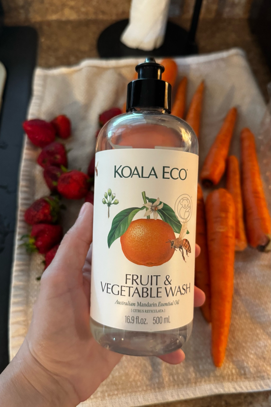 We've been very happy with this new veggie & fruit wash from Koala Eco. You can see the residue from produce left over in the sink 😰👀

#LTKfoodie #LTKHome #LTKSaleAlert
