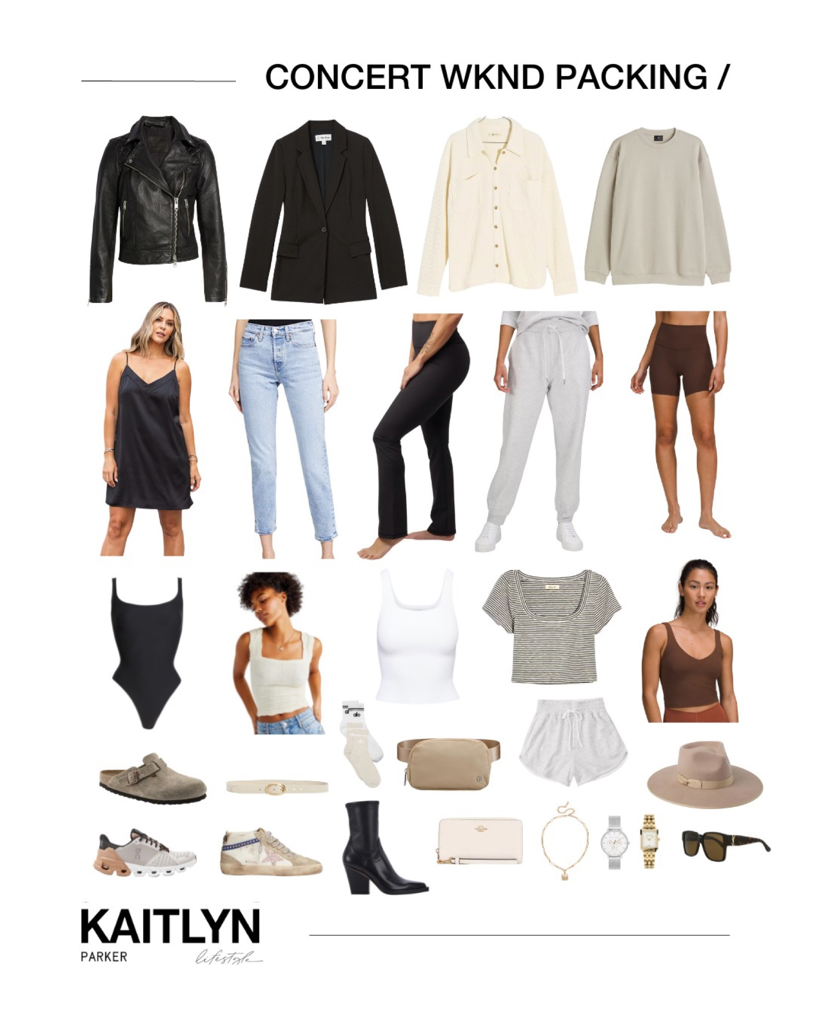 what to pack for a concert weekend / quick trip to see Hardy in Georgia