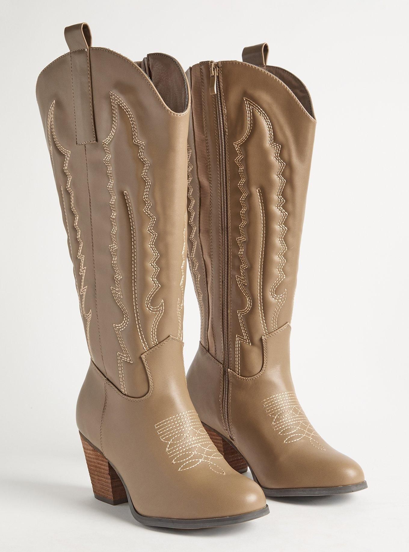 Heeled Western Knee Boot (WW) | Torrid (US & Canada)