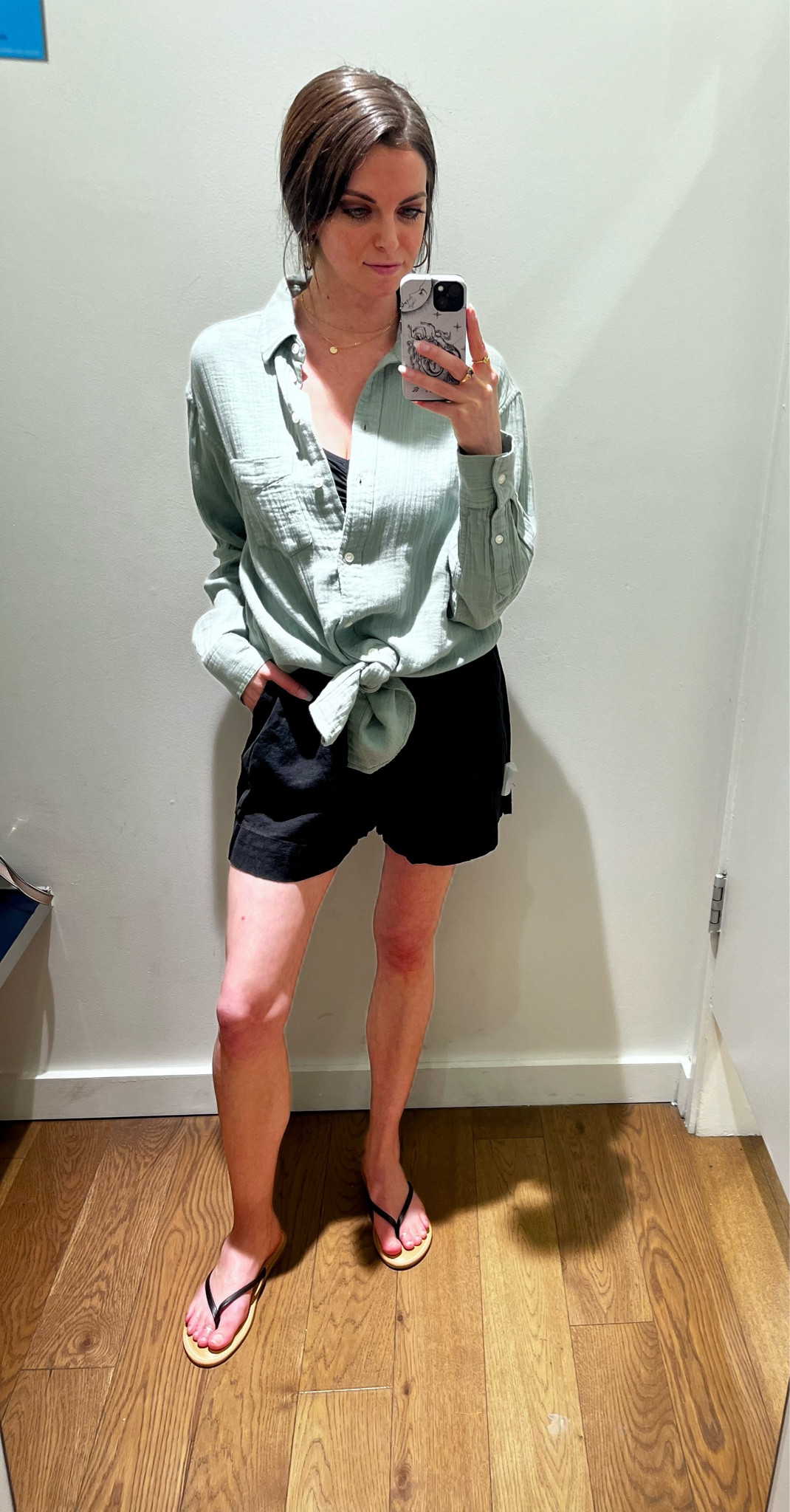 This casual outfit is great for a day on the town! Wearing an XS top and XS shorts 

#gap #womensfashion #summerstyles

#LTKFind #LTKstyletip #LTKSeasonal