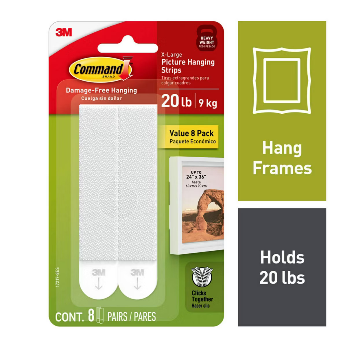 Command 8pk Heavy PHS Adhesives | Target