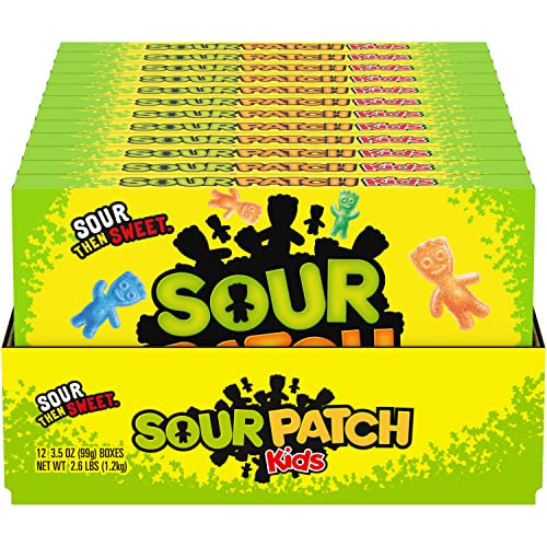 SOUR PATCH KIDS Soft & Chewy Candy, Bulk Candy, 12 - 3.5 oz Boxes | Amazon (US)