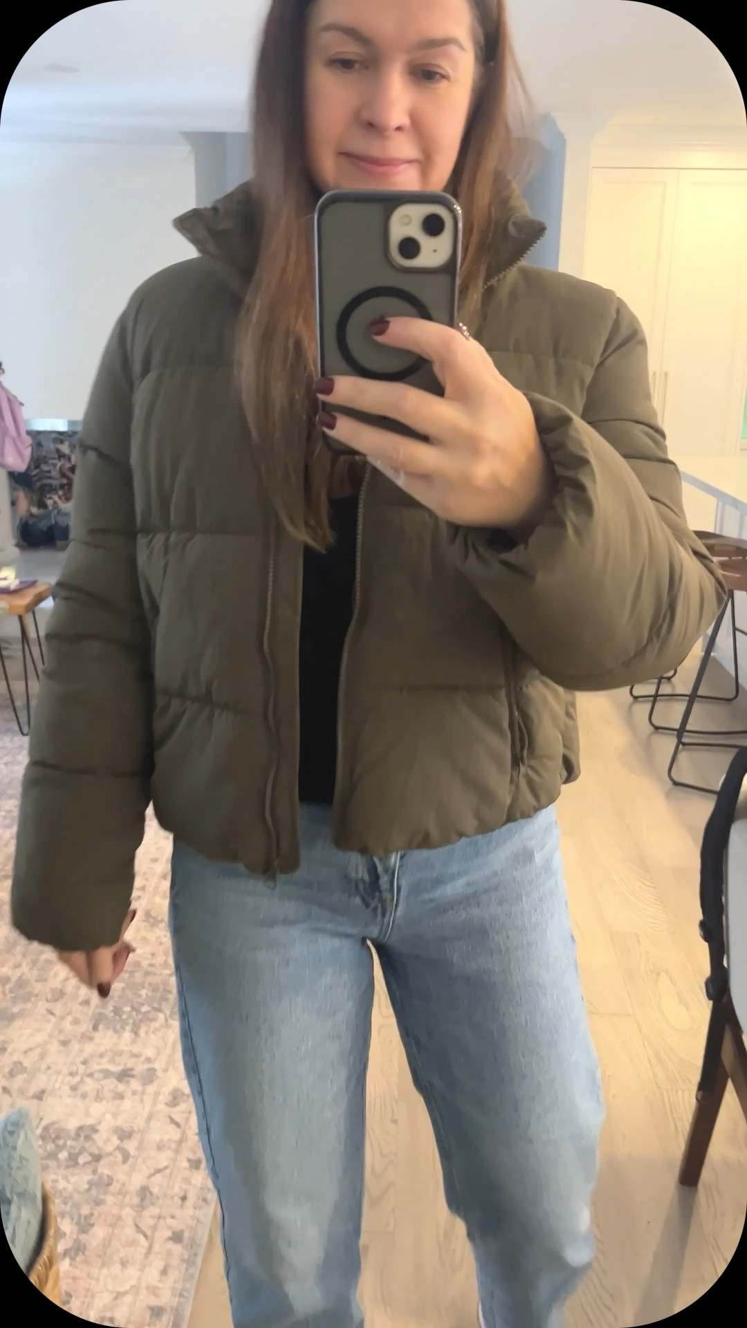 First snow of the season and I chose a cute puffer jacket to keep me warm

#LTKjeans #LTKcanada #LTKwinter