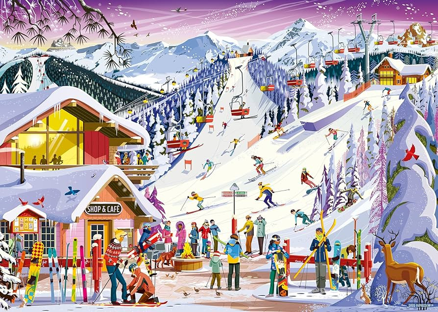 Ravensburger Slopeside Spirit 1000 Piece Jigsaw Puzzle | Amazon (US)