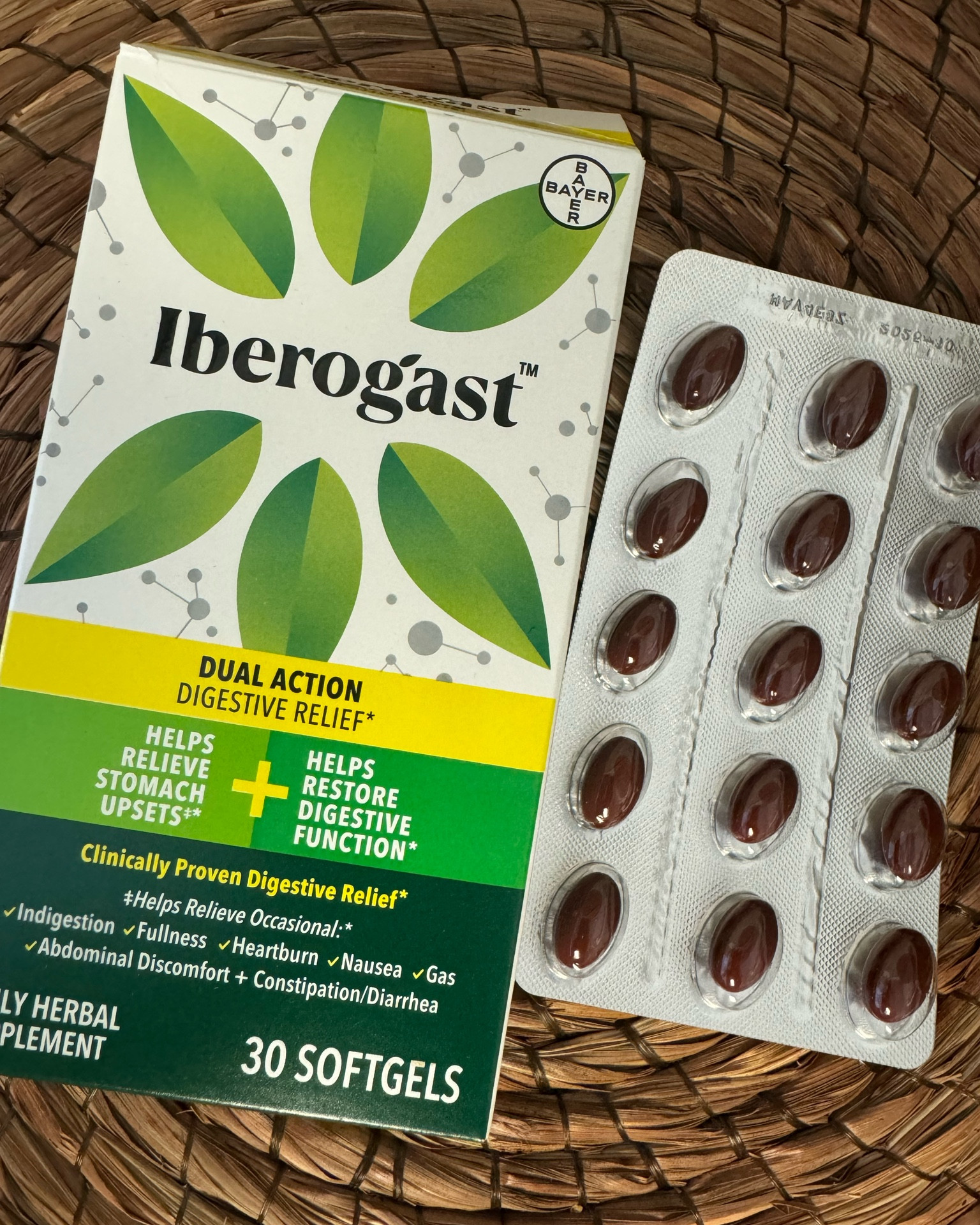 Iberogast is a daily herbal supplement that helps relieve occasional stomach upsets by helping restore digestive function.* Iberogast gets its name from Iberis amara, one of the 6 herbs in their proprietary blend.
It helps relieve occasional stomach upsets, including indigestion, nausea, fullness, bloating, heartburn, gas, abdominal discomfort + constipation/diarrhea.*


#LTKActive #LTKtravel #LTKfamily