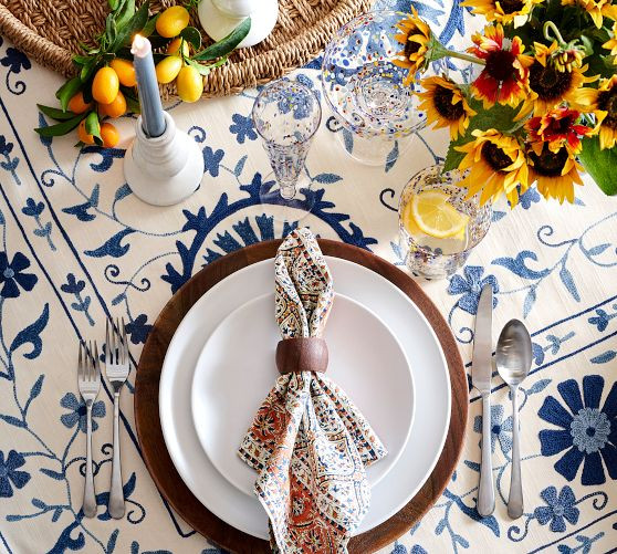 Chateau Handcrafted Acacia Wood Charger Plate | Pottery Barn (US)