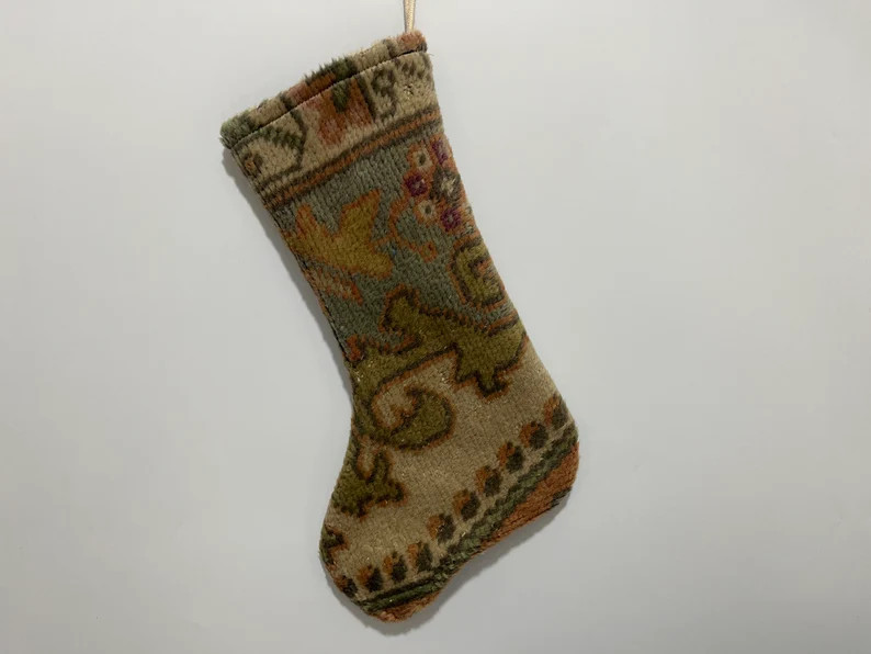 Christmas Stocking Kilim Stocking Handmade Stocking Turkish - Etsy | Etsy (US)