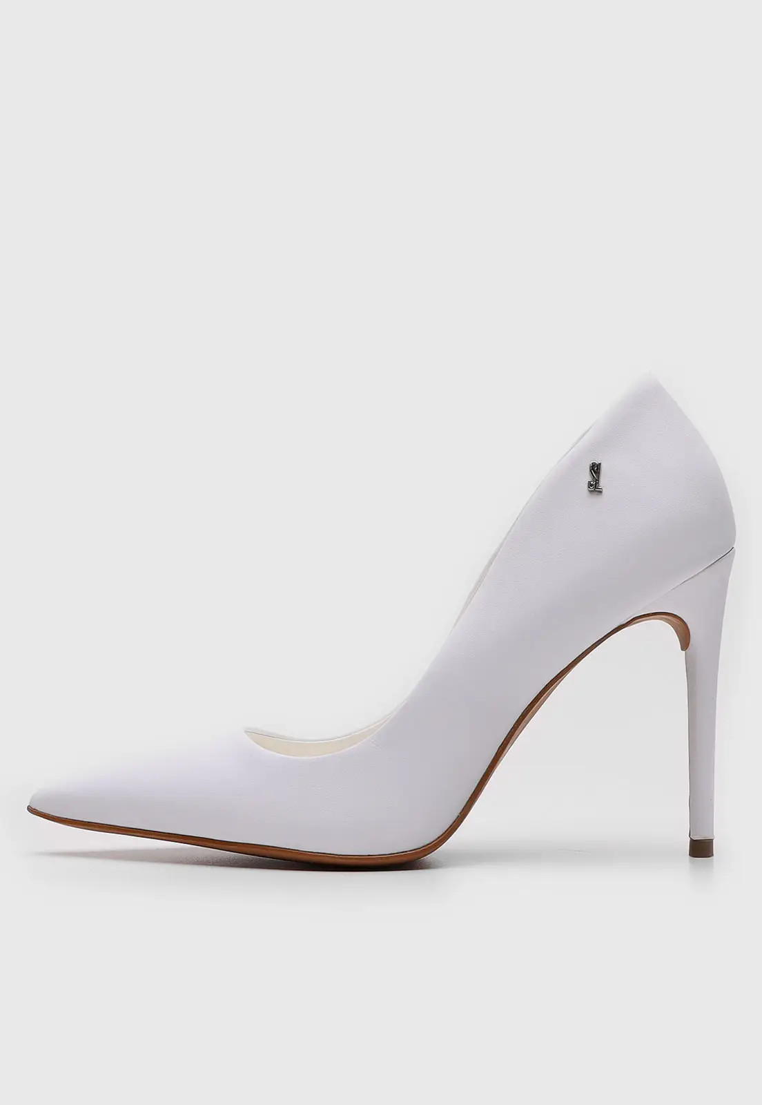 Scarpin Santa Lolla Alto Branco | Dafiti (BR)