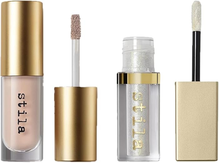 Bundle of stila Magnificent Metals Glitter And Glow Liquid Eye Shadow (Perlina) & Liqua-Play™ E... | Amazon (US)