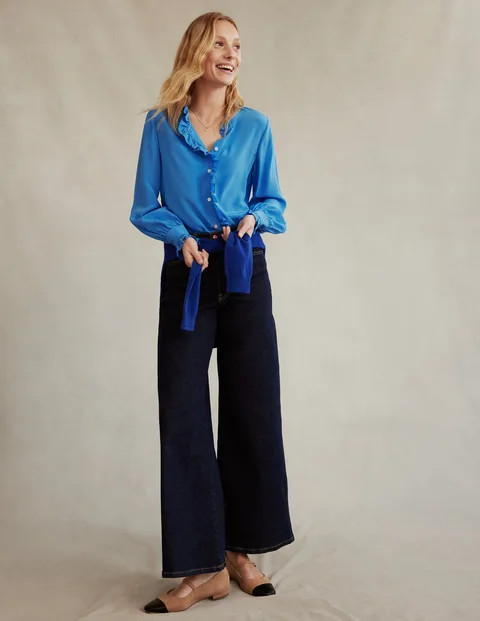 High Rise Wide Leg Jeans | Boden UK