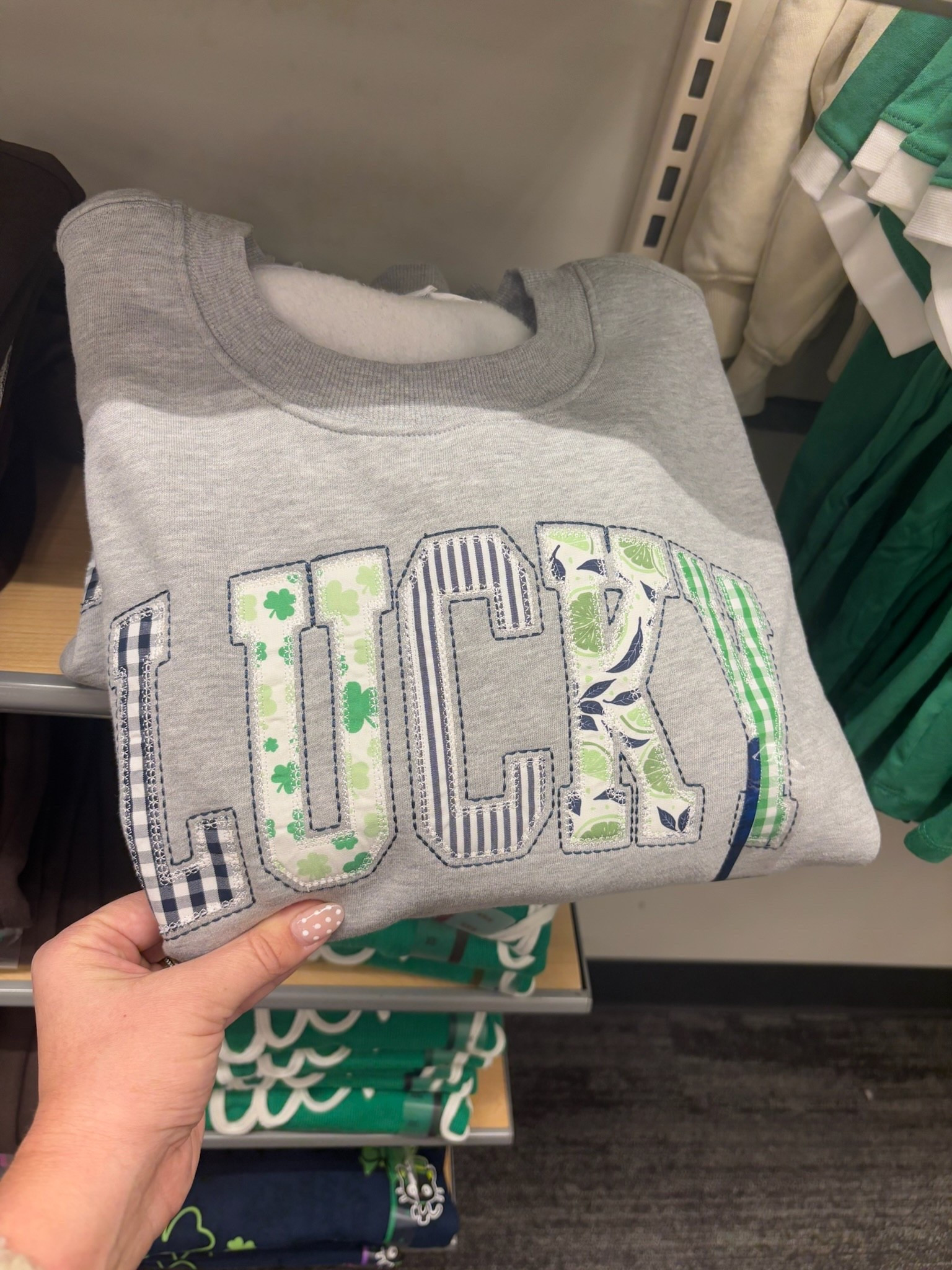 Last minute St.Patrick’s day outfit!!💚🌈 it would be so cute paired with the green gingham pants!

St.patricks day outfit, green outfit, target style, target fashion 

#LTKootd #LTKMidsize #LTKSeasonal