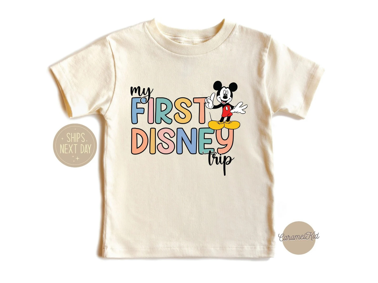 Disney First Kids Shirt, Toddler Shirt, Disney Trip Kids Shirt, Mickey Kids Shirt, Baby Disneywor... | Etsy (US)