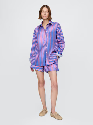 Organic Cotton Poplin Big Shirt | Gap (US)