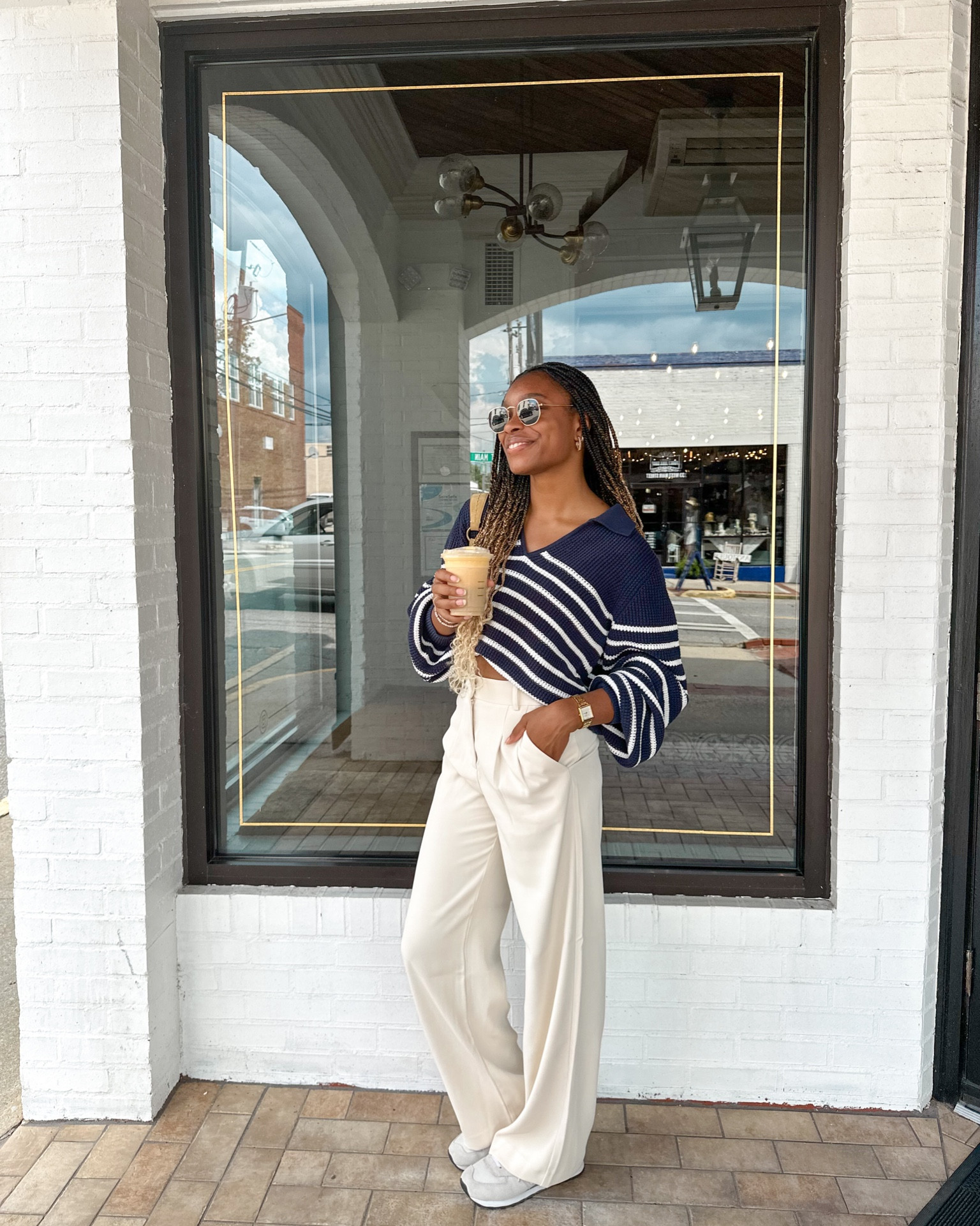 Fall outfit, striped sweater, comfy fall fit, aesthetic fall outfit 

#LTKshoecrush #LTKstyletip #LTKSeasonal