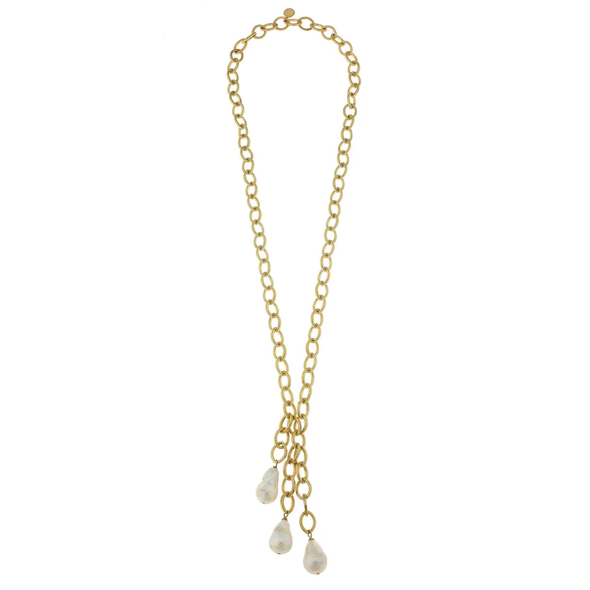 Long Baroque Pearl Chain Necklace | Susan Shaw