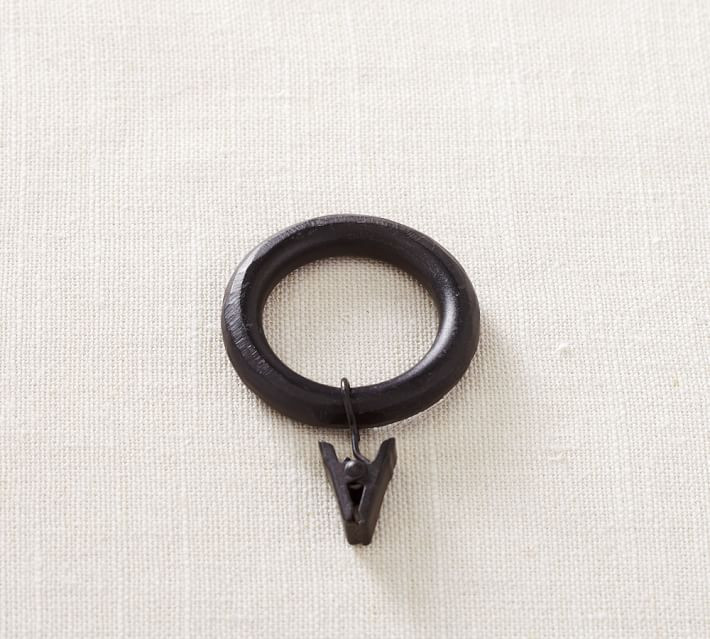 Cast Iron Curtain Clip Rings | Pottery Barn (US)