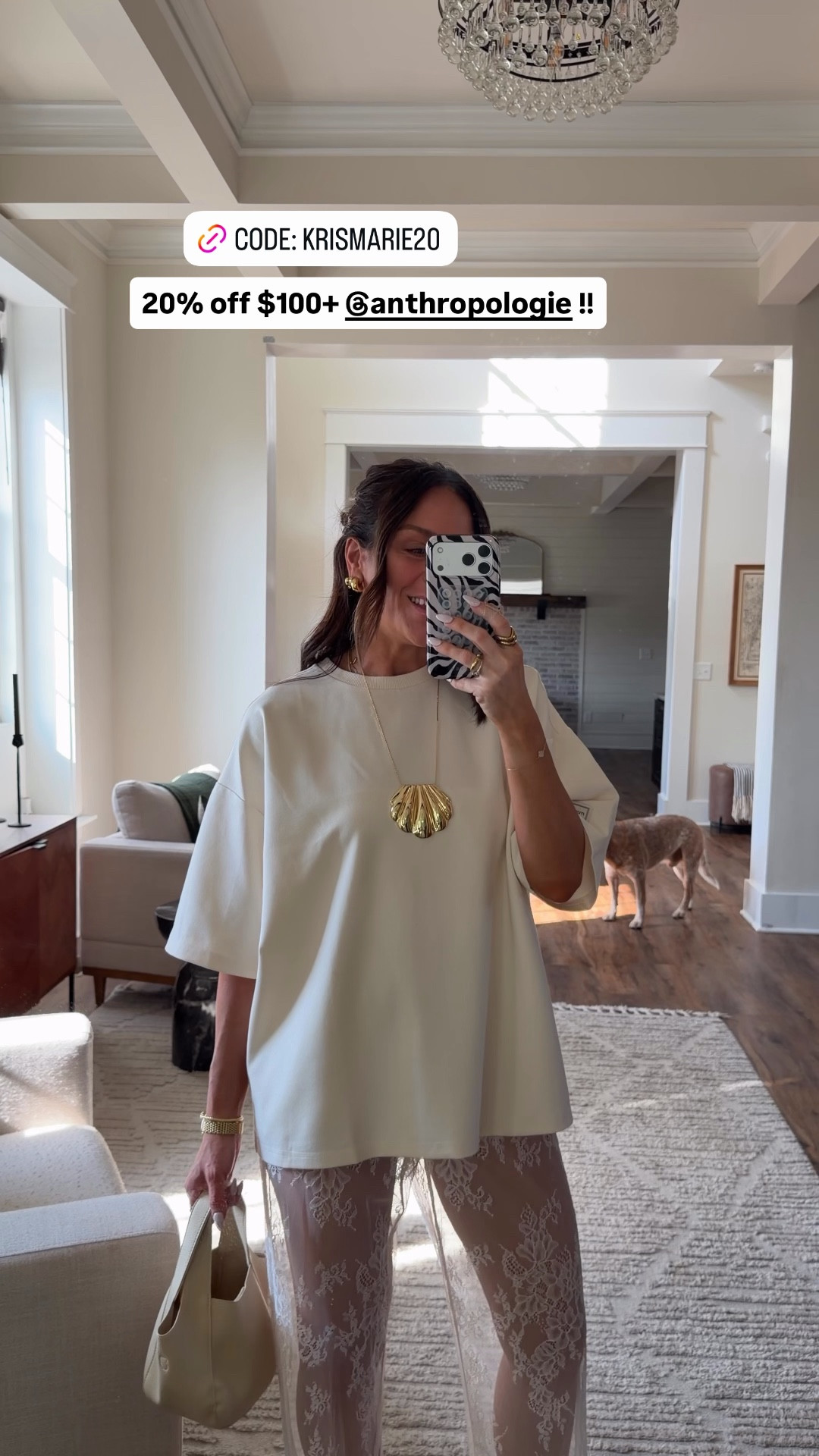@Anthropologie code is back! KRISMARIE20 20% off $100+. KRISTINA20 works on my necklace! in xs bottoms, size down if inbtwn & S top! Size up for length imo!

#LTKSpringSale #LTKootd #LTKSaleAlert