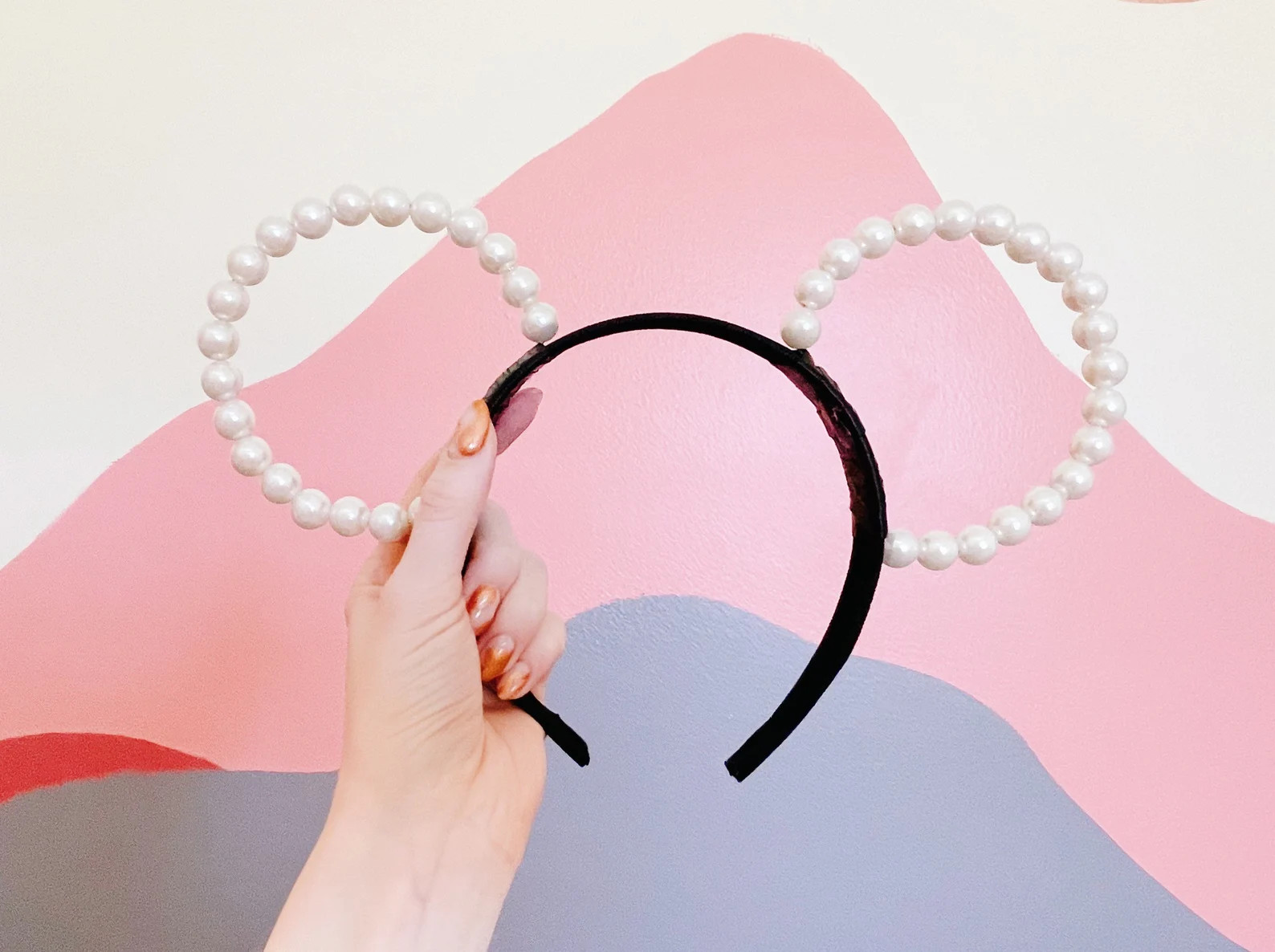 CLASSIC Pearl Minnie/mickey Mouse Ears | Etsy | Etsy (US)