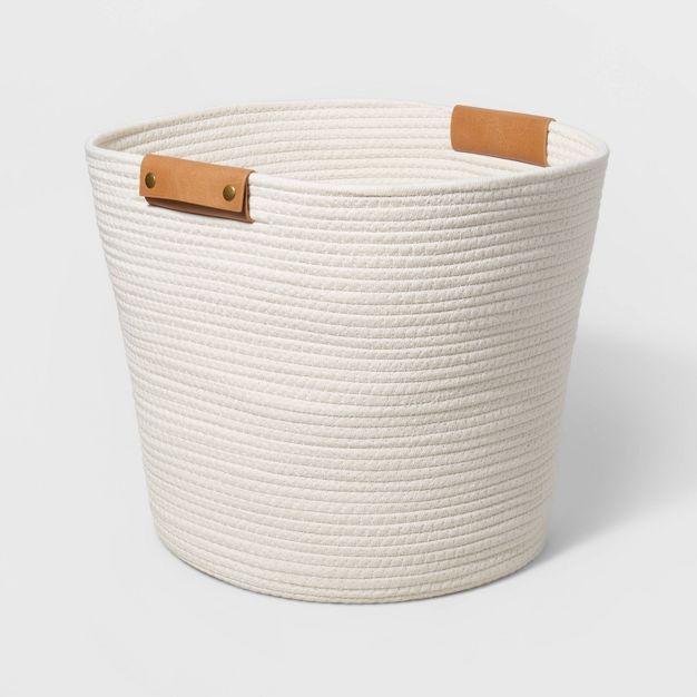 Decorative Coiled Rope Basket White - Brightroom&#8482; | Target