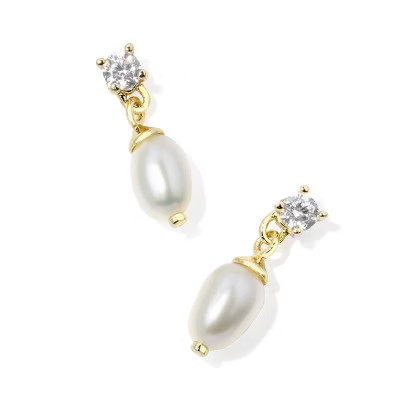 Kendra Scott Linda Drop Earrings - Gold/Pearl | Target
