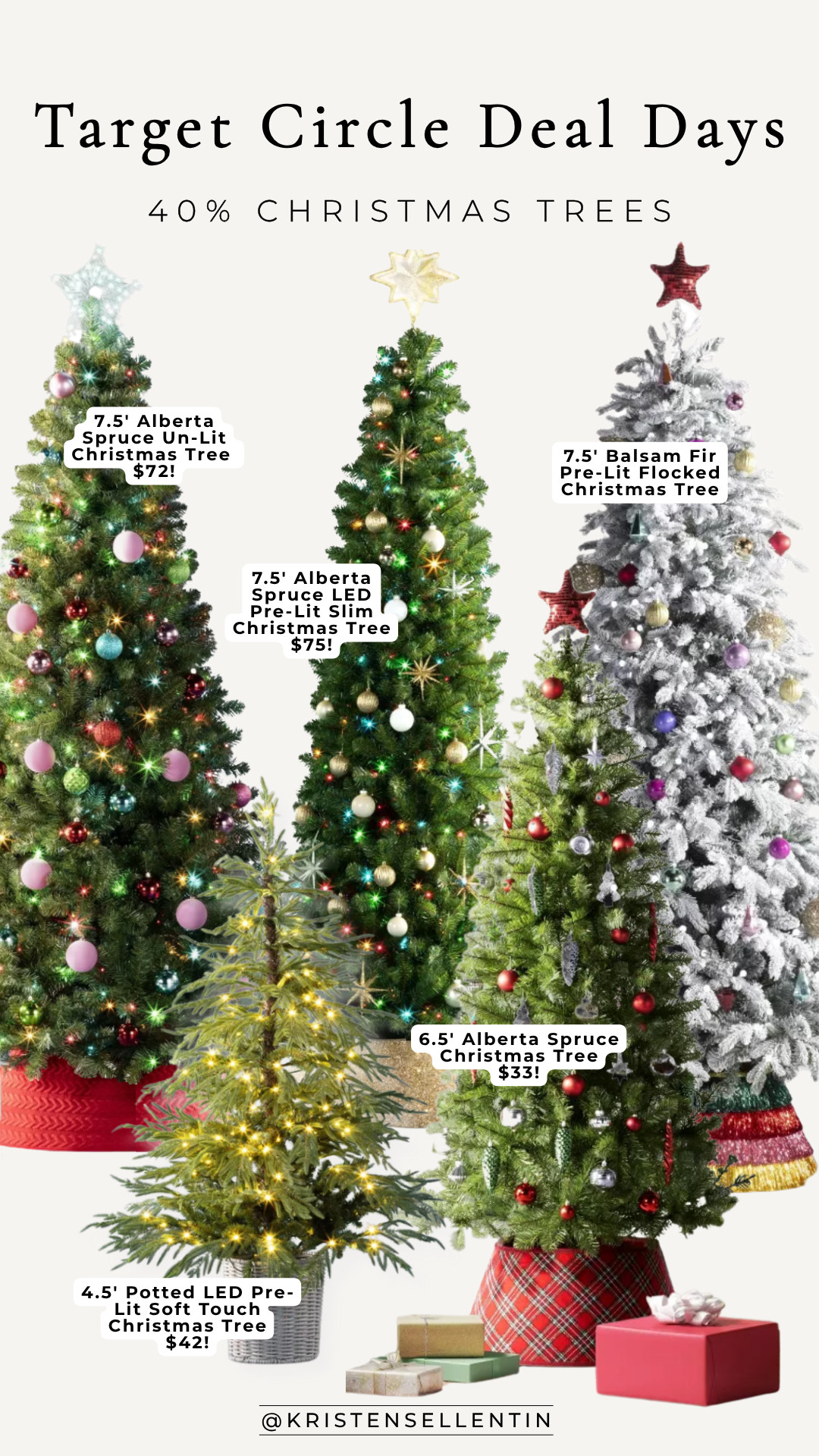 Target Circle Deal Days-40% off Christmas Trees! 

 #LTKSeasonal #LTKHome #LTKSaleAlert