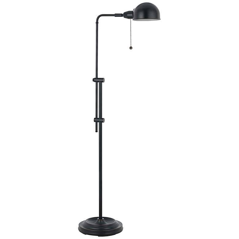 Cal Lighting Tamber Adjustable Height Bronze Pharmacy Floor Lamp | Lamps Plus