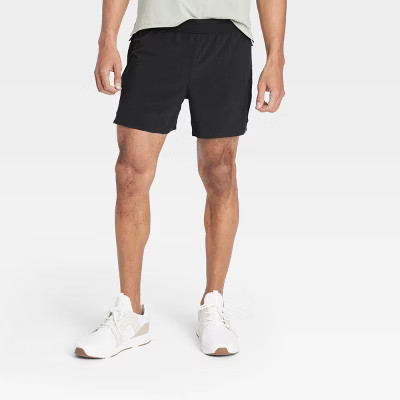 Men's Active Light Brief Lined Run Shorts 5" - All In Motion™ | Target