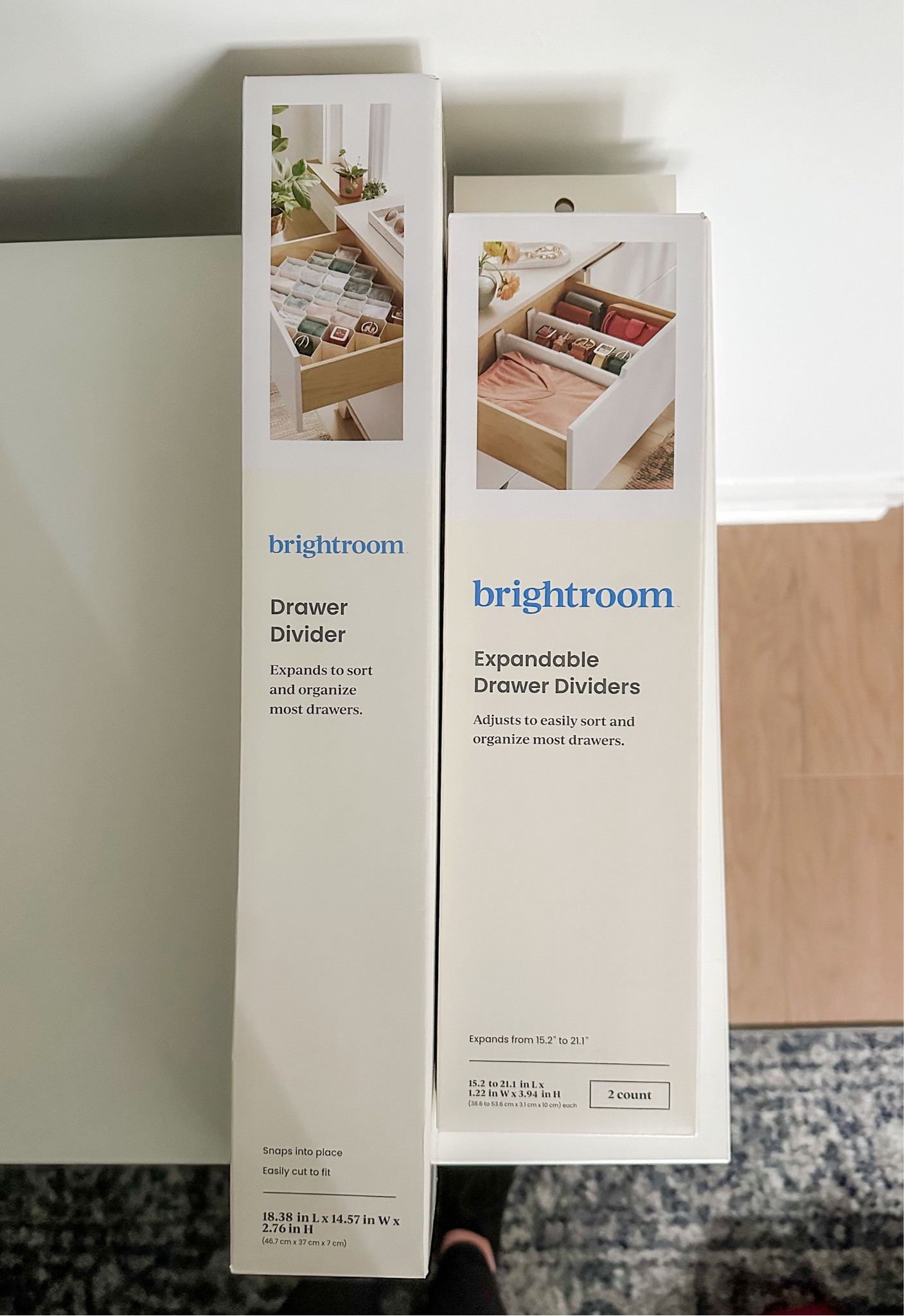 Trying twoBrightroom from Target products today to organize drawers in a small dresser we just added to our master closet. 

#closetorganization #drawerorganization #homeorganization

#LTKhome