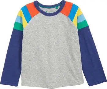 Mini Boden Boden Kids' Colorblock Raglan T-Shirt | Nordstrom | Nordstrom