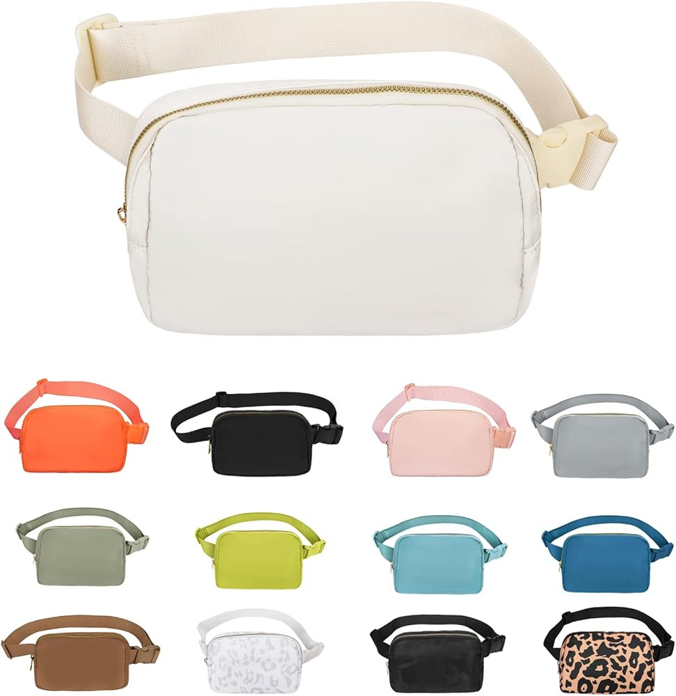 VOROLO Waist Pack for Running Fanny Pack for Women and Men Crossbody Belt Bag Bum Bag with Adjust... | Amazon (US)