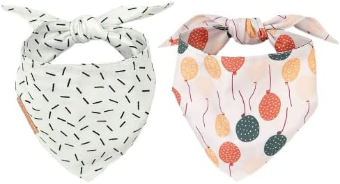Call The Pawparazzi Dog Bandanas - Birthday 2 Pack - Adjustable Fit | Small, Medium & Large Sizes (S | Amazon (US)