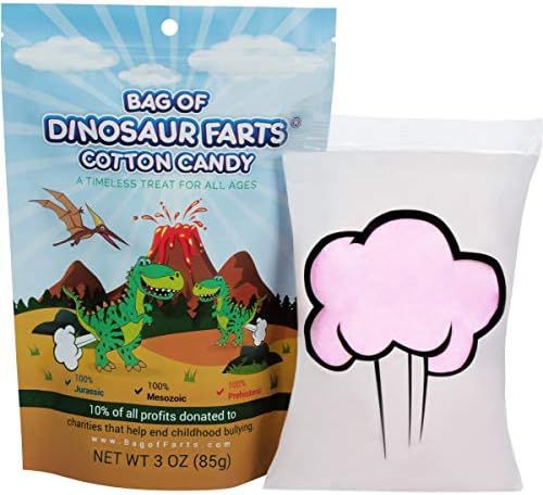 Bag Of Dinosaur Farts Cotton Candy Funny for All Ages Unique Birthday for Friends, Mom, Dad, Girl... | Amazon (US)