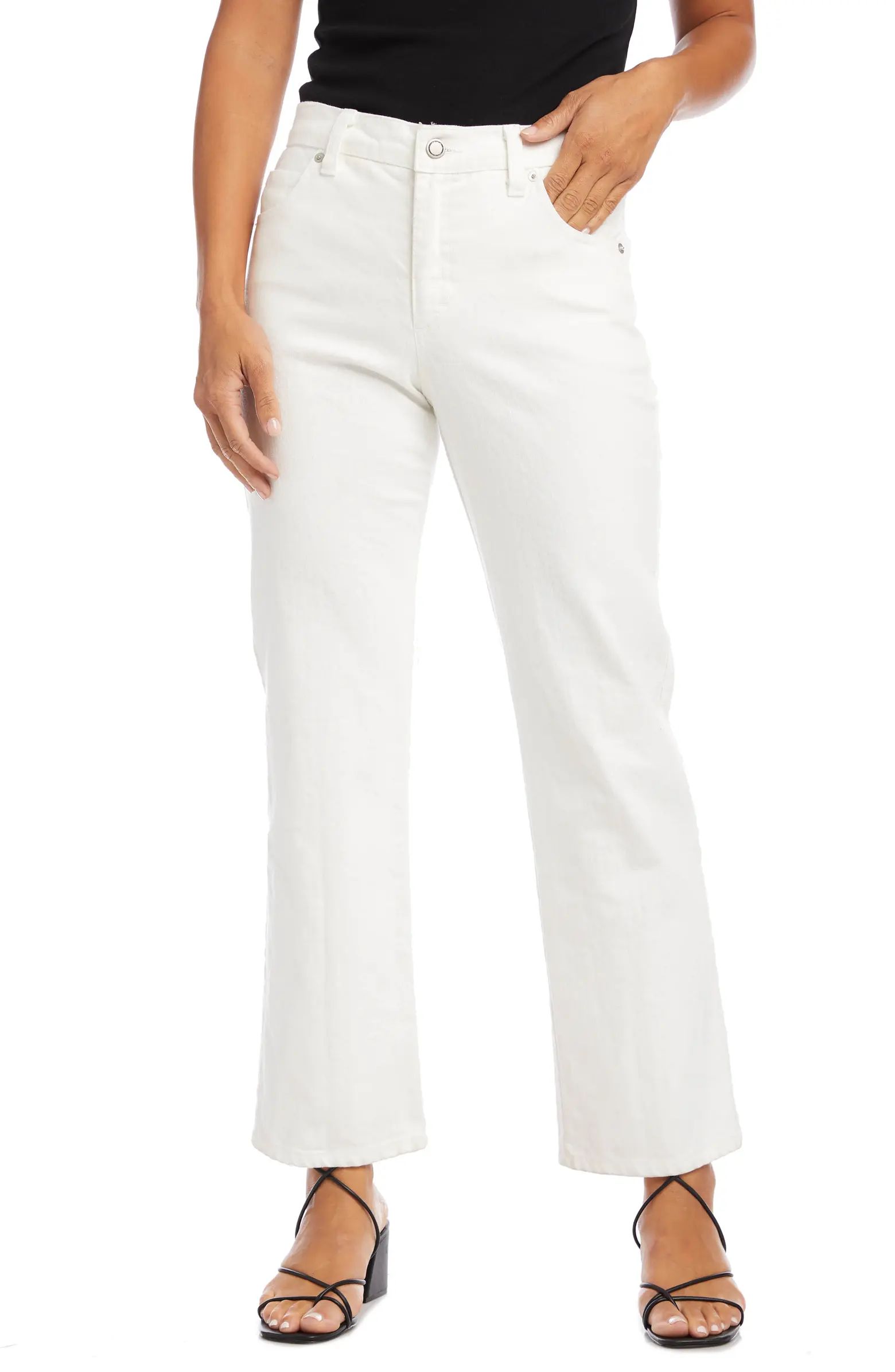 Karen Kane Classic Straight Leg Jeans | Nordstrom | Nordstrom