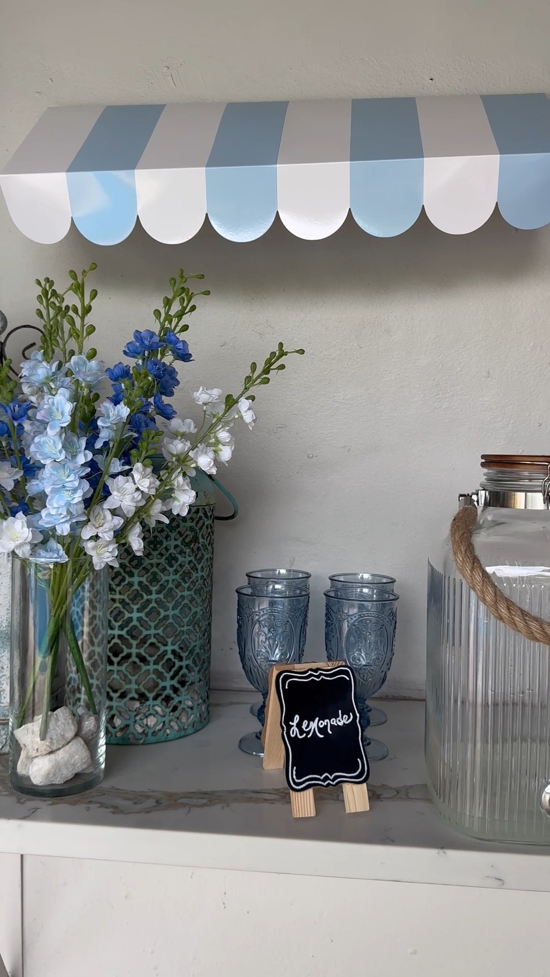 Lemonade station for baby shower 

Drink station 
Party 
Event 
Amazon home 
Home decor
Cafe
Ice cream 
Awning 
Cottage 
Vintage 
Outdoor living 
Summer 
Spring 
Baby shower 
Wedding decor
Baby boy 


#LTKBump #LTKBaby #LTKWedding