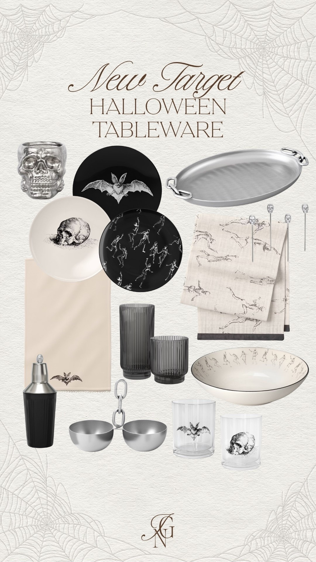 Target tableware for an elevated Halloween gathering 💀🤍✨

#target #targethome #newtargetarrivals #skeleton #halloweenbarware #halloweenserveware #halloweenparty #halloween

#LTKHome #LTKSeasonal
