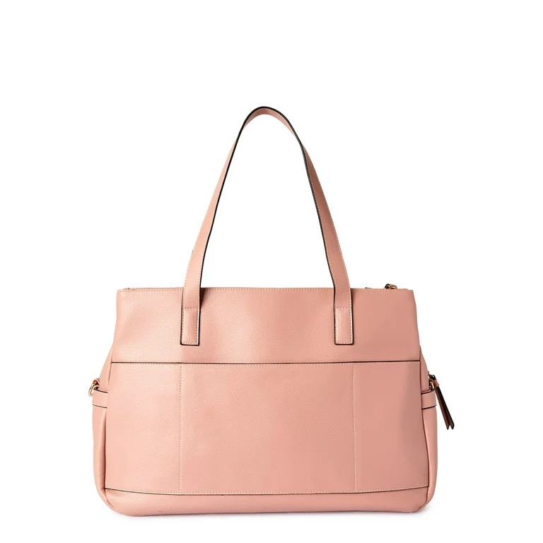 Time and Tru Women’s Triple-Section Weekender Bag Stucco - Walmart.com | Walmart (US)