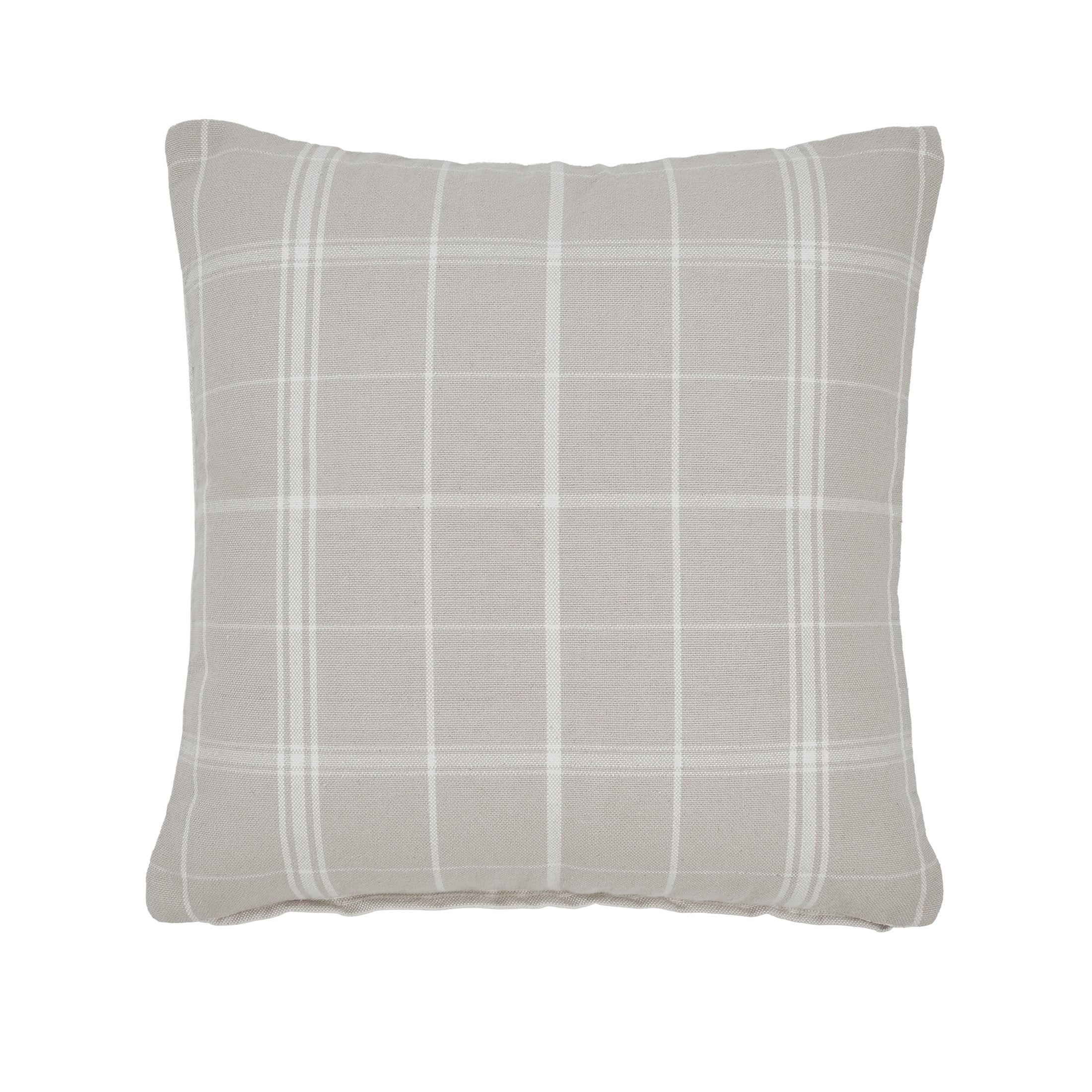 My Texas House Stafford Woven Reversible Square Decorative Pillow Cover, 20" x 20", Taupe/White -... | Walmart (US)
