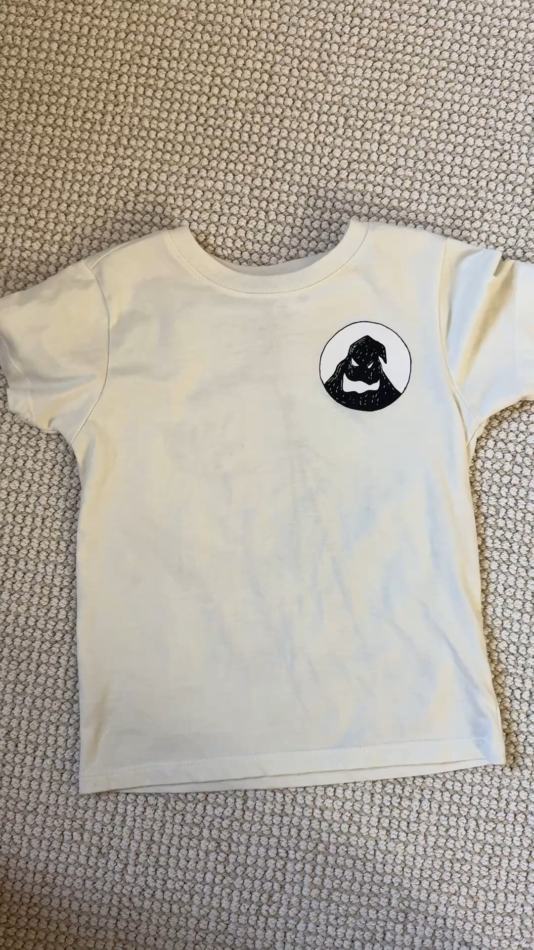 The perfect Halloween shirt for kids for a trip to Disneyland and it’s under $8! 

It’s a Nightmare Before Christmas theme with Oogie Boogie on the front and the whole crew on the back! 